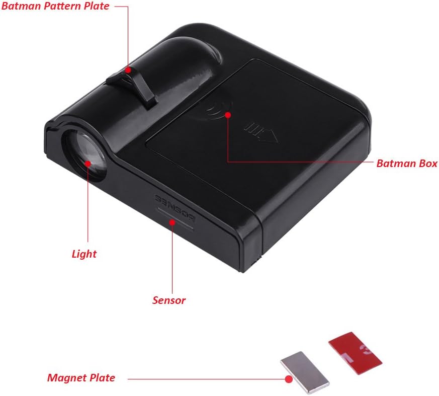 Projecteur de porte de voiture sans fil