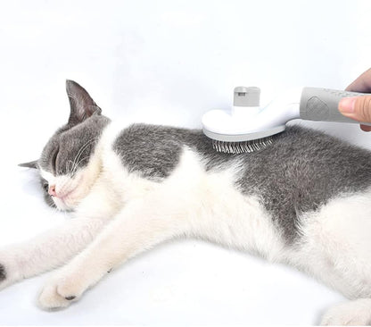 Brosse de Toilettage Autonettoyante pour Animaux