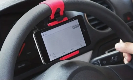 Support Smartphone Universel pour Volant de Voiture