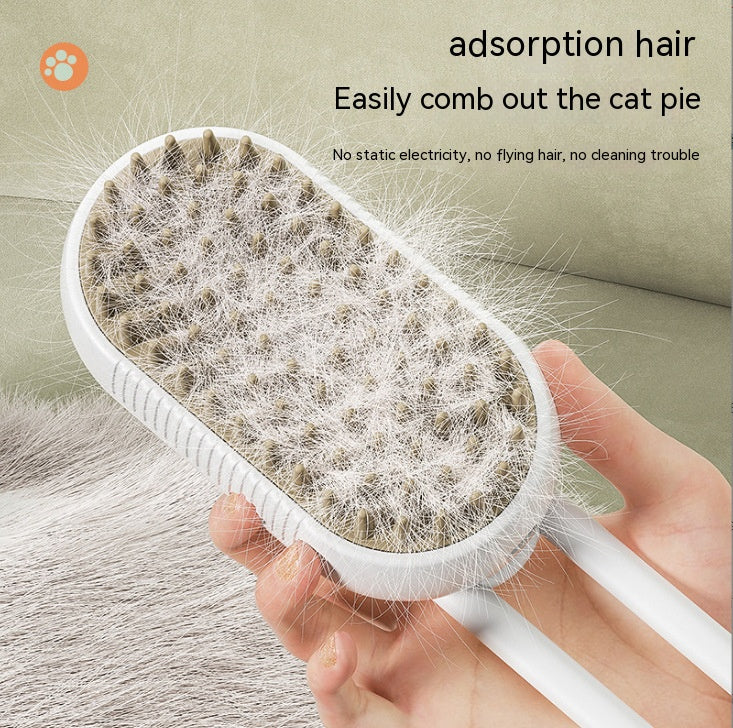 Brosse à vapeur pour chat